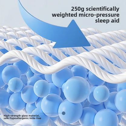 SleepShield™ Weighted Eyemask – 100% Blackout, Strap-Free Design for Deep Sleep and Side-Sleeping Comfort