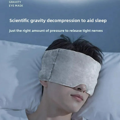 SleepShield™ Weighted Eyemask – 100% Blackout, Strap-Free Design for Deep Sleep and Side-Sleeping Comfort